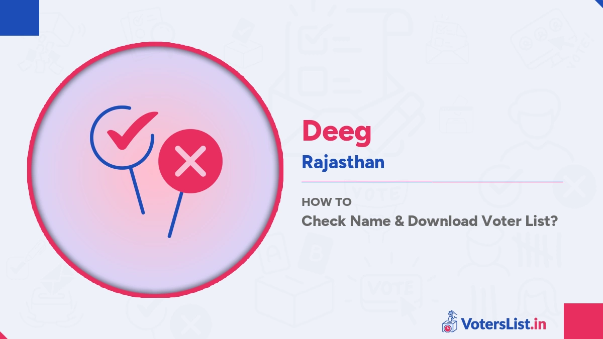 Deeg Voter List