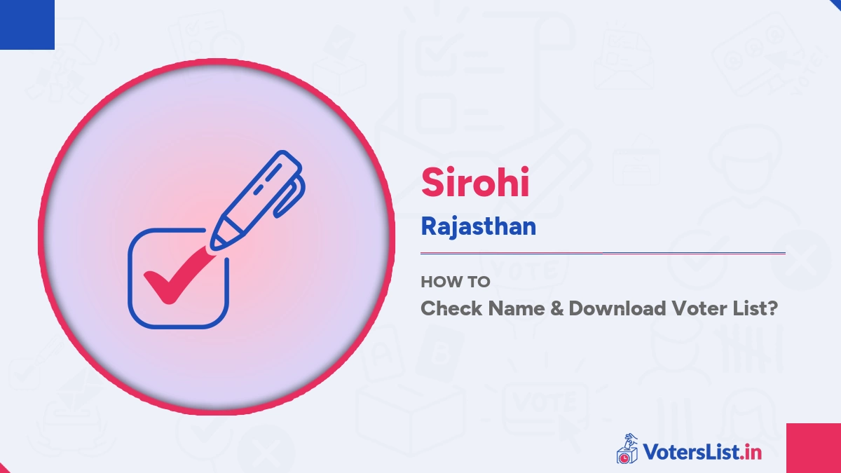 Sirohi Voter List